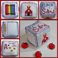 Back to School - Small Cube Series pattern by Ladybug Stitches