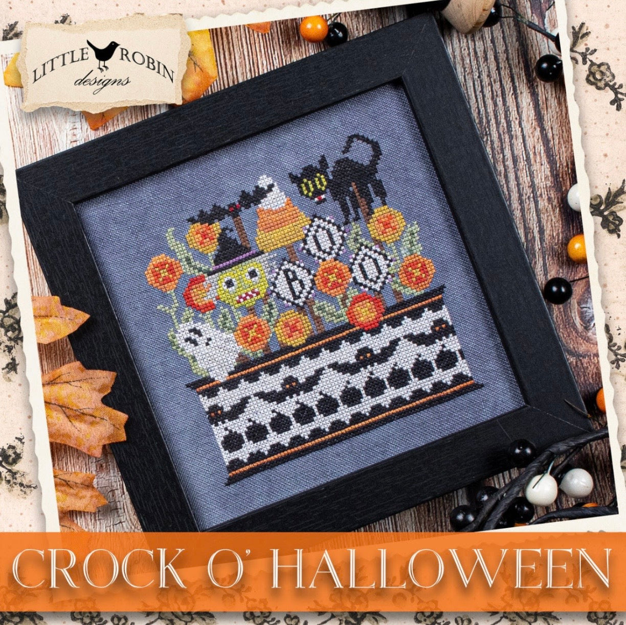 Crock O’ Halloween pattern by Little Robin Designs
