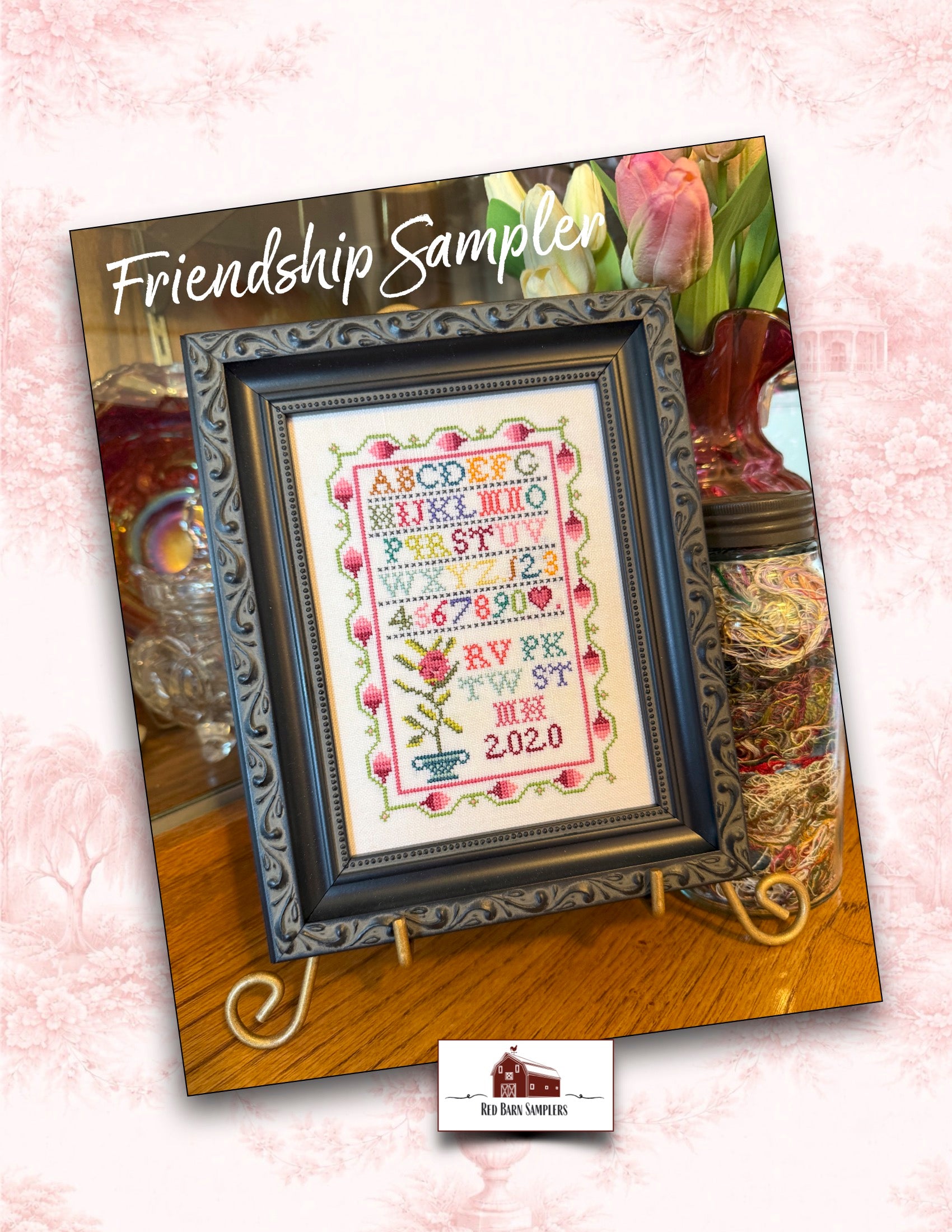 Friendship Sampler pattern by Red Barn Samplers
