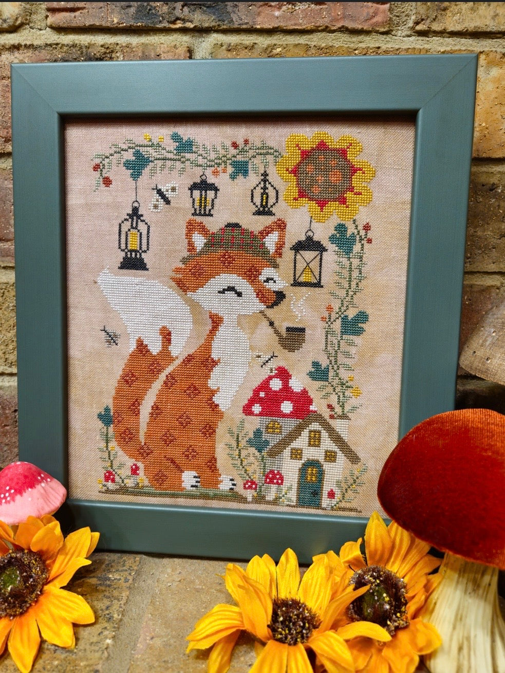 Frederick Fox pattern by Quaint Rose Needlearts