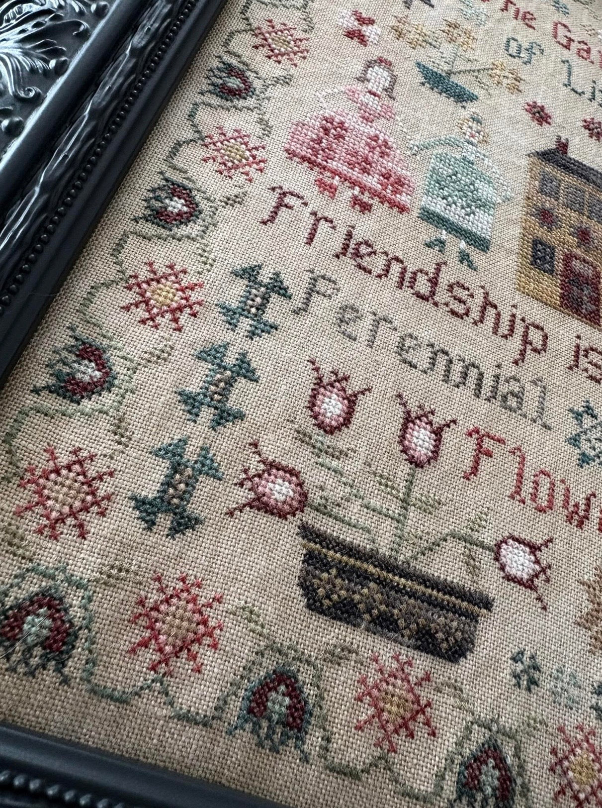 Perennial Flower Sampler pattern by Pansy Patch Quilts and Stitchery