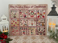 My true Love gave to me…
Twelve Days of Christmas pattern by Mani Di Donna