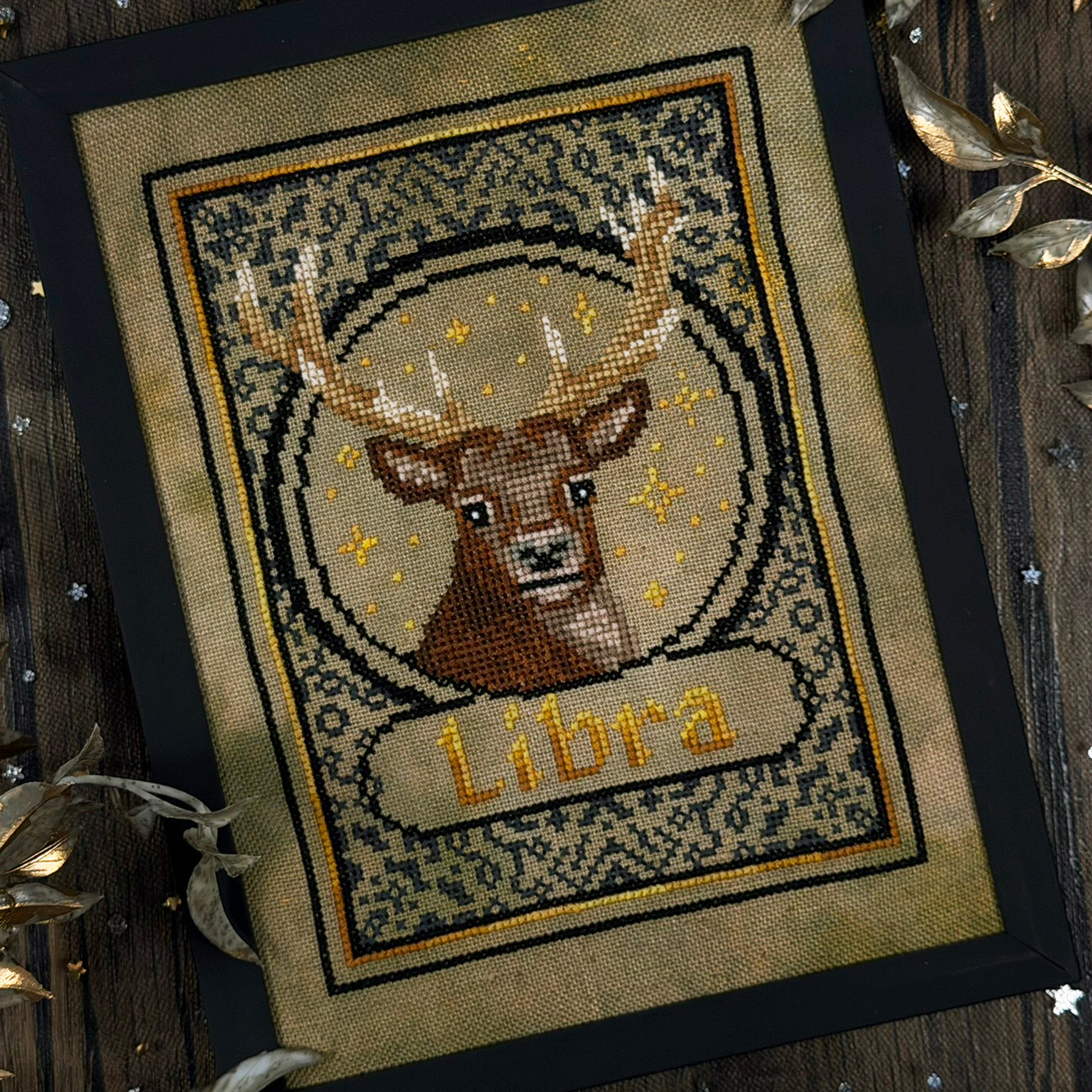 Zodiac Libra pattern by The Stitch Crypt