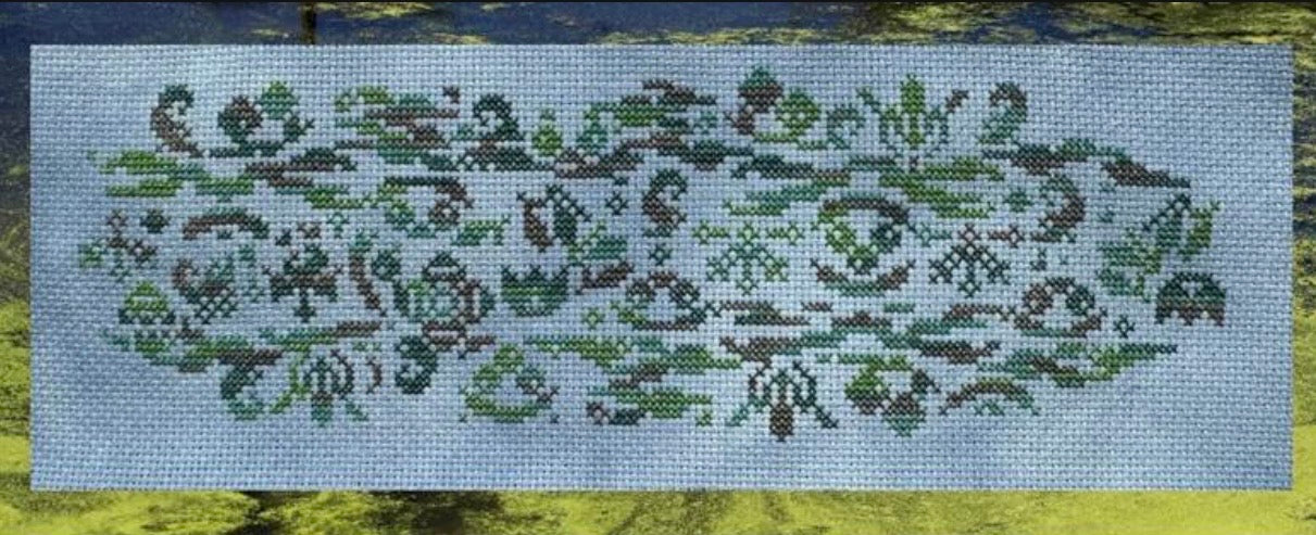Reflections of Algae pattern by Rebel Stitchers Designs