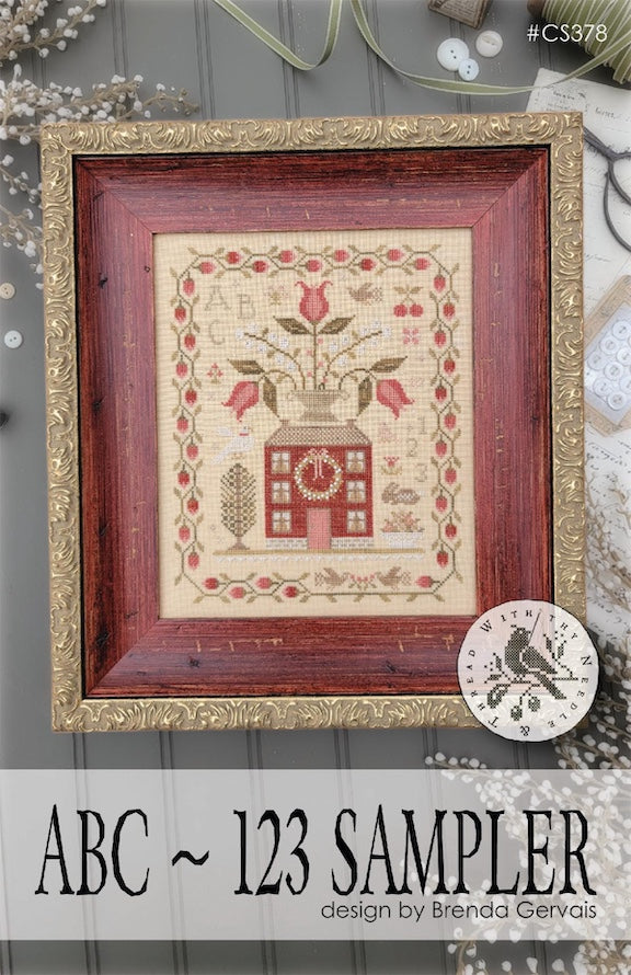 ABC ~ 123 Sampler pattern by With Thy Needle & Thread