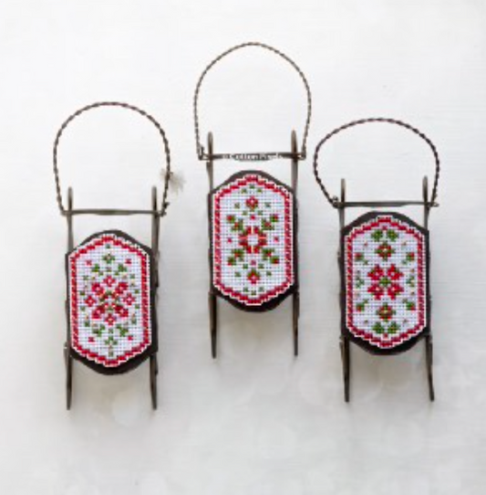 Festive Collection Sleds pattern by Cotton Pixels Pre-Order