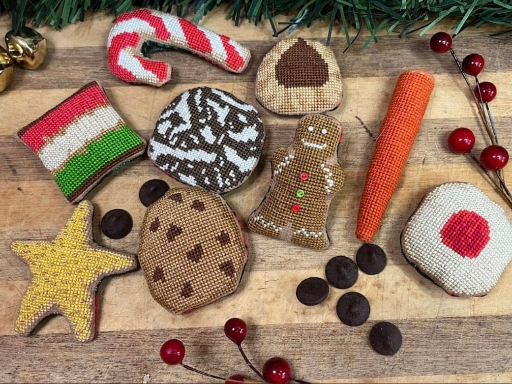 Santa’s Cookies pattern by Ladybug Stitches