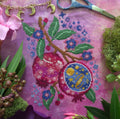 Starry Pomegranate pattern by BAD Stitch