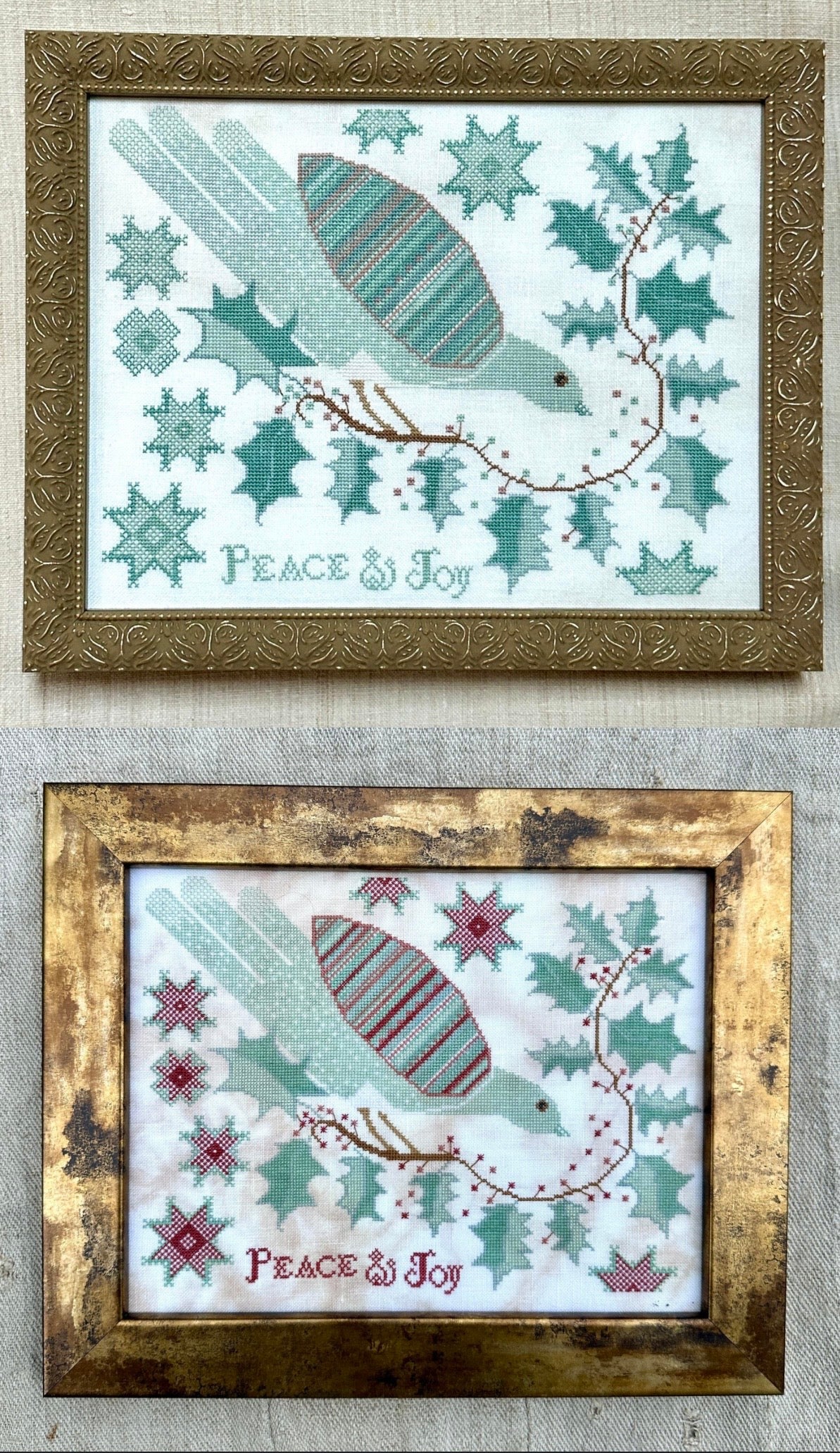 Peace & Joy pattern by Kathy Barrick