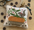 Pumpkin Basket Pinkeep pattern by Stitches by Ethel