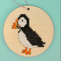 Pietro Puffin Kit by Canadian Stitchery
