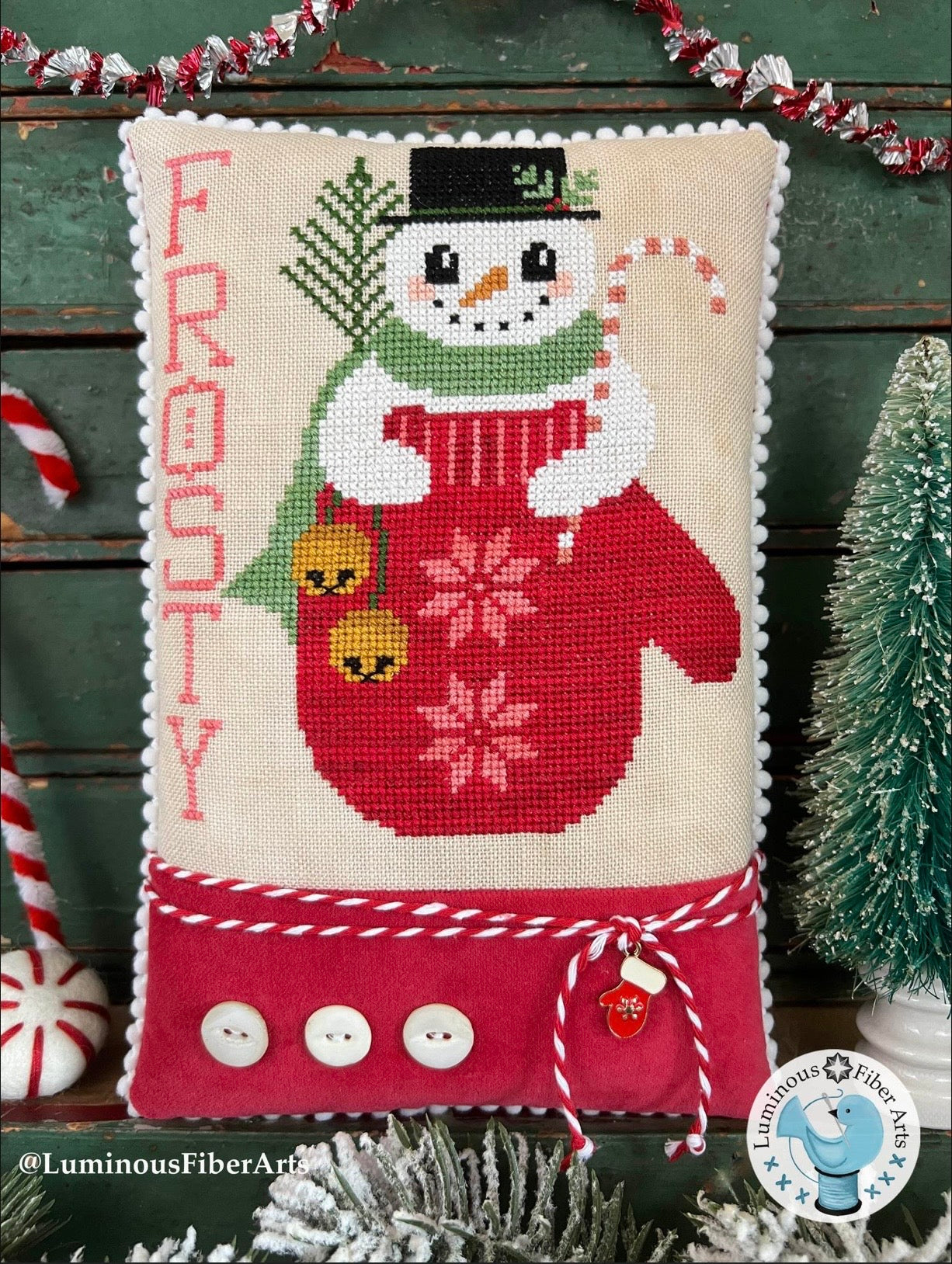 Frosty's Cozy Christmas pattern by Luminous Fiber Arts