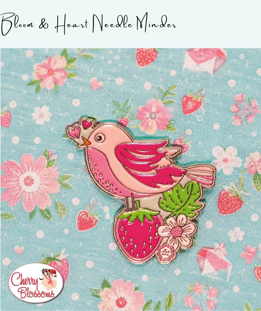 Bloom & Heart Needleminder by Cherry Blossoms