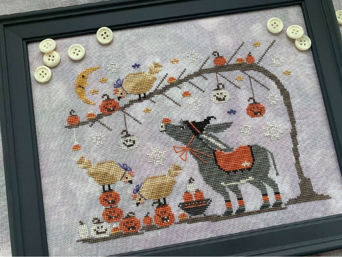 Halloween Chicken and Waffles pattern by Stitches by Ethel