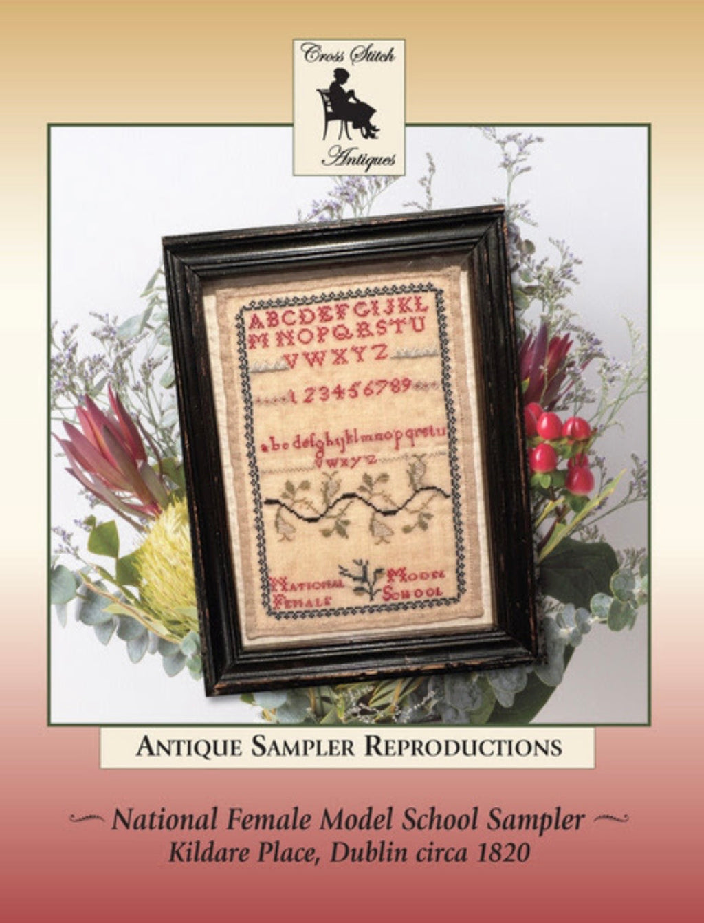 National Female Model School Sampler pattern by Cross Stitch Antiques