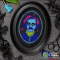 Edgar Allan Glow pattern by Fine Frog Stitching