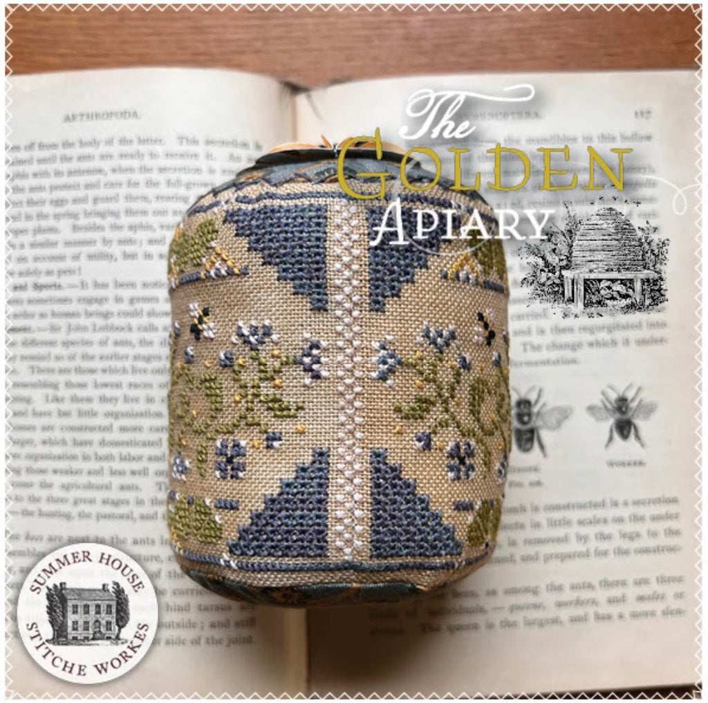 The Golden Apiary pattern by Summer House Stitche Workes