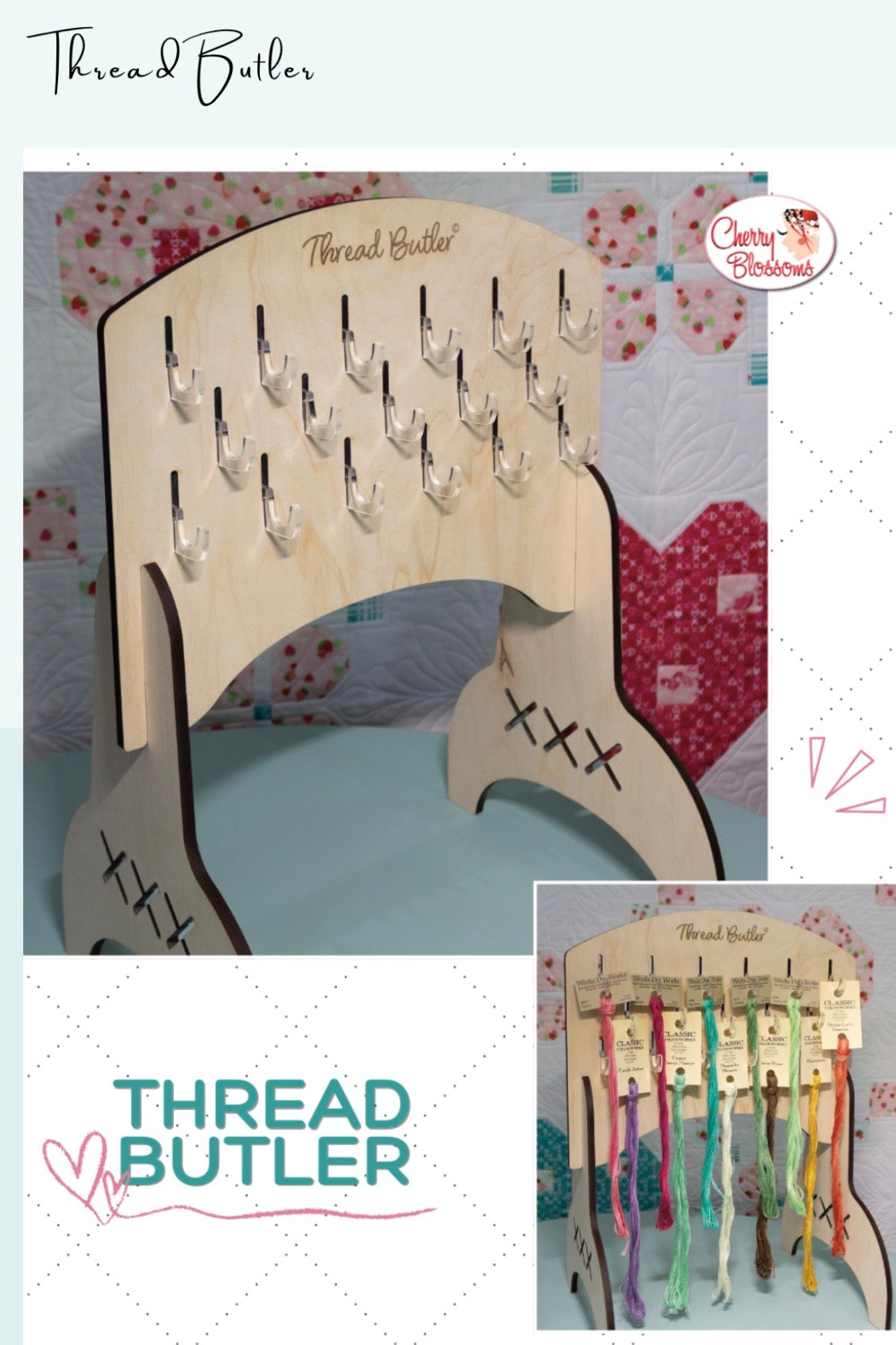 Thread Butler by Cherry Blossoms