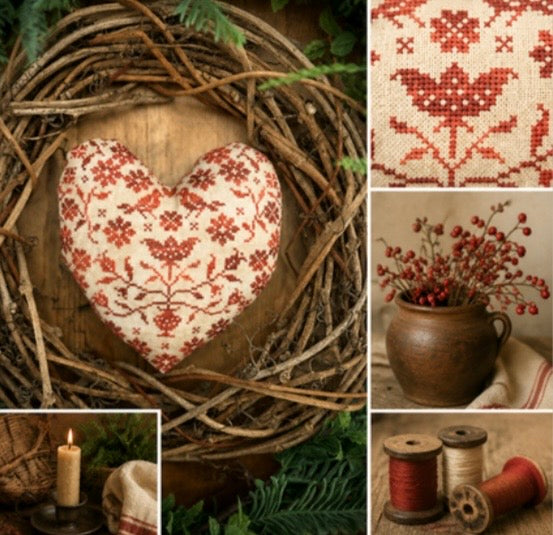 Love Birds pattern by The Snowflower Diaries