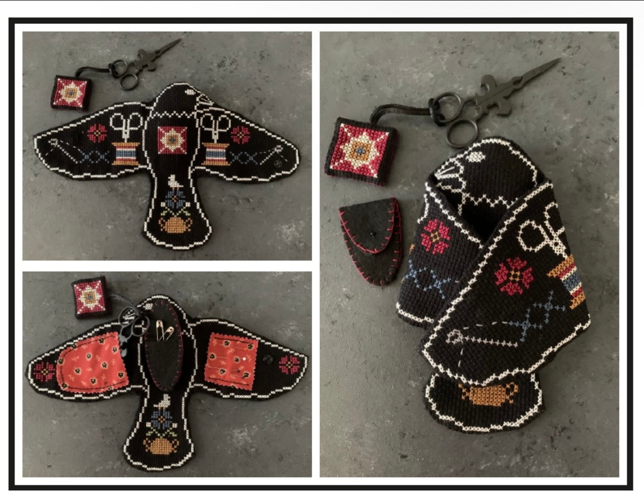 Crow Keepsake pattern by Twin Peak Primitives