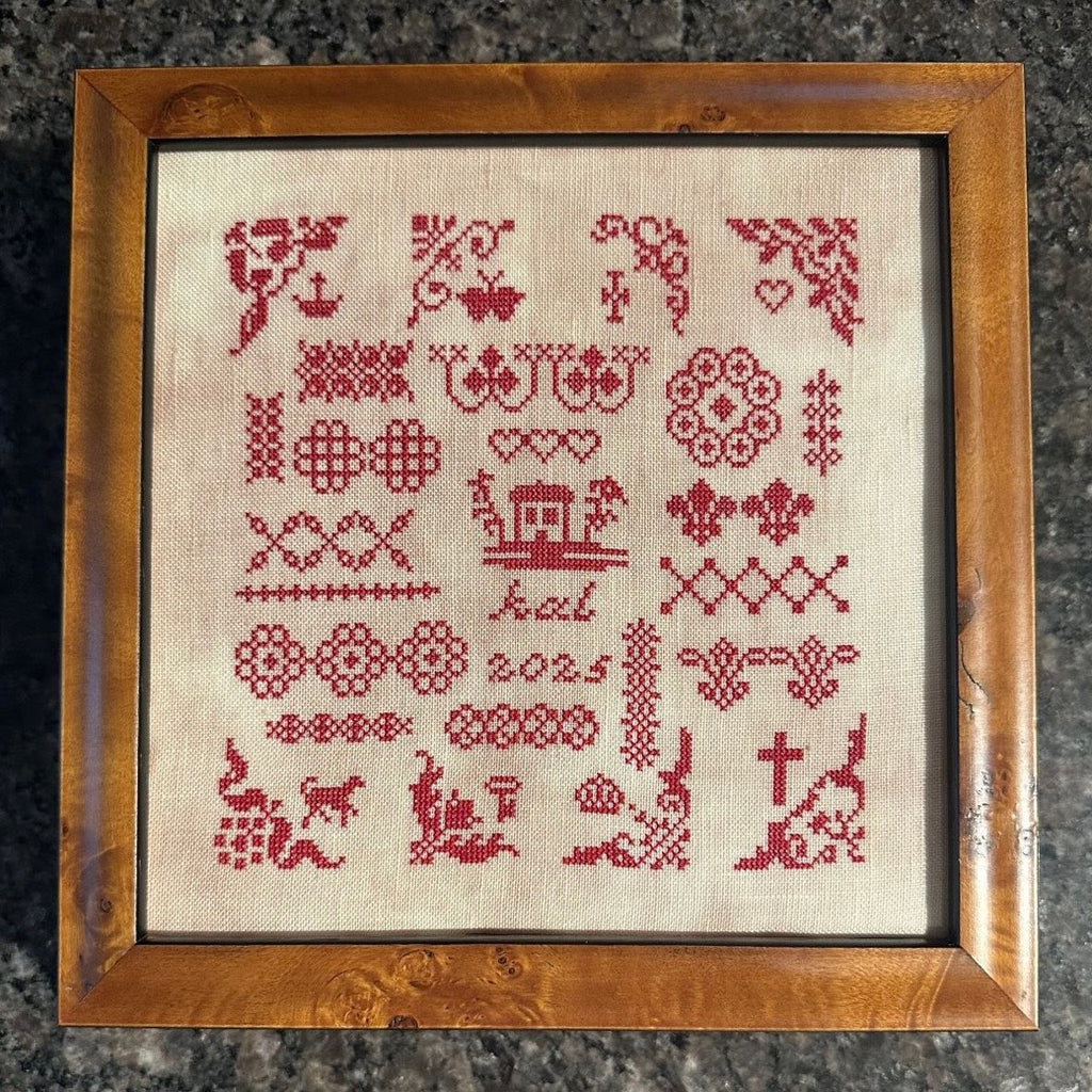 A Home for Henrietta, An Original Design based on a Bristol Orphanage Sampler pattern by Cross Stitch Antiques