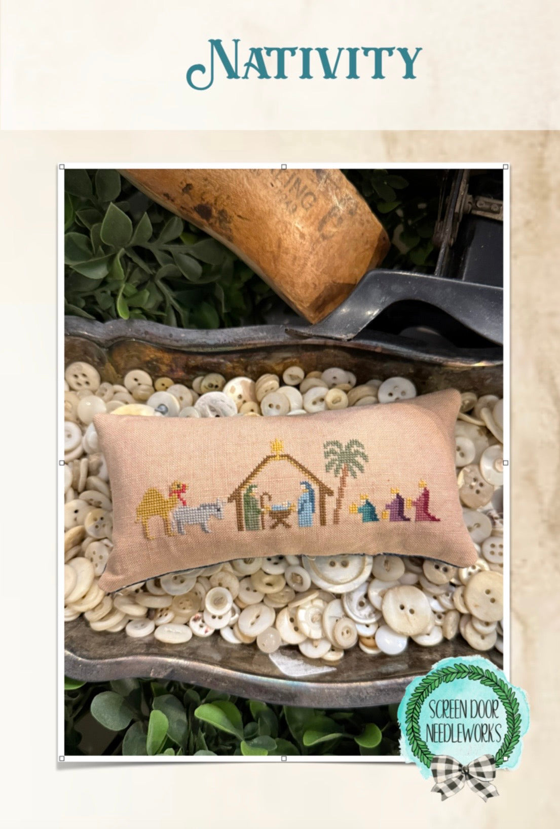 Nativity pattern by Screen Door Needleworks
