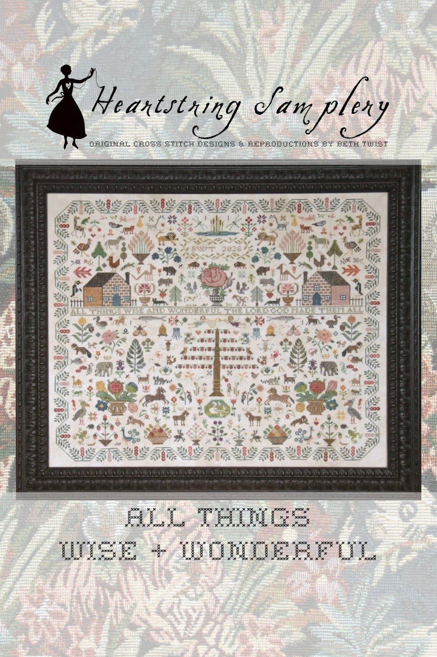 All Things Wise + Wonderful pattern by Heartstring Samplery