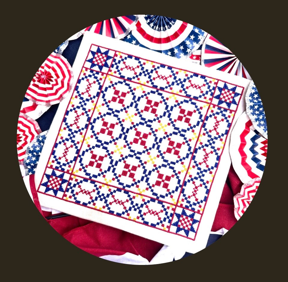 Burgoyne Surrounded pattern by Luhu Stitches
