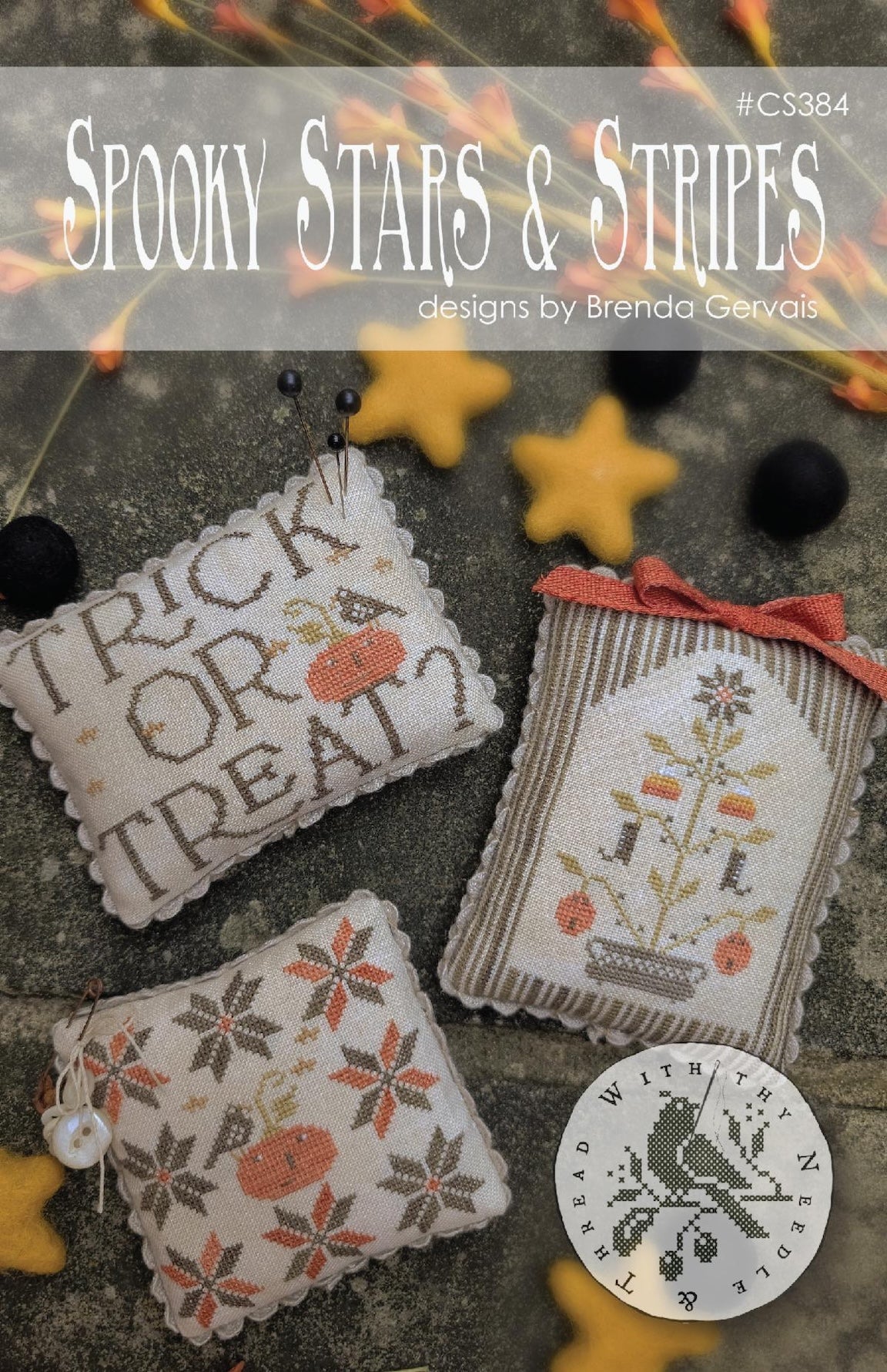 Spooky Stars & Stripes pattern by With Thy Needle & Thread