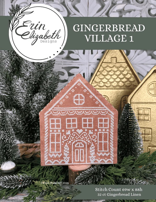 Gingerbread Village 1 pattern by Erin Elizabeth