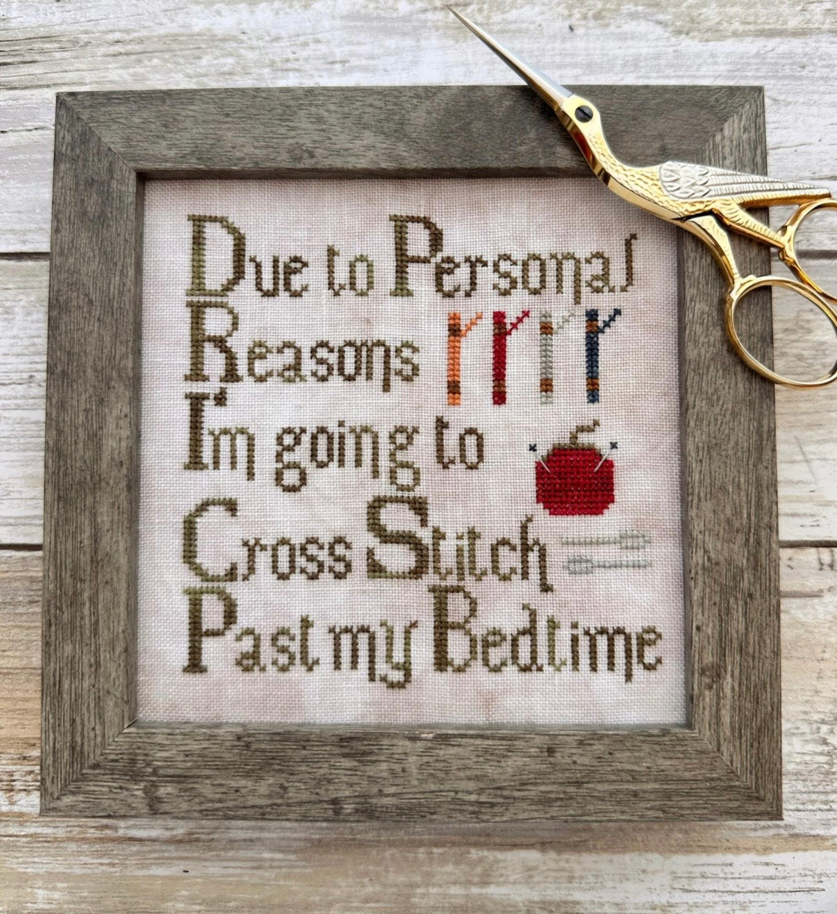 Personal Reasons pattern by Lucy Beams