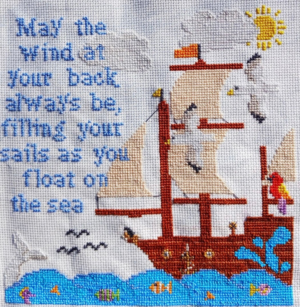 Sea Breeze pattern by Sister Lou Stitches