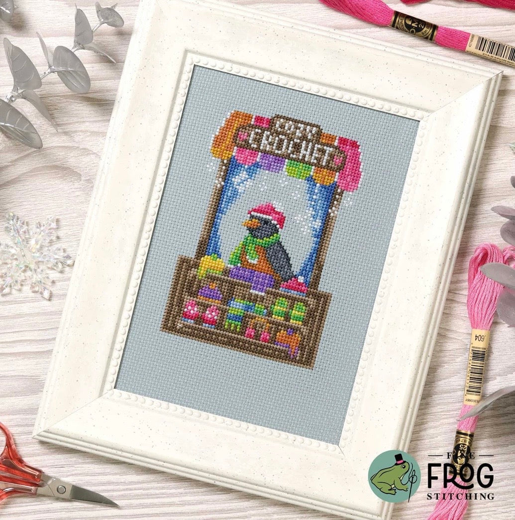 Crochet Shop Robin pattern by Fine Frog Stitching