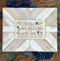 All Things Are Possible pattern by My Big Toe Designs