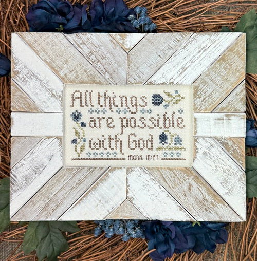 All Things Are Possible pattern by My Big Toe Designs