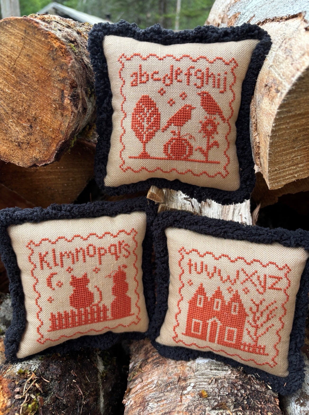 Autumn Sampler Trio pattern by Darlene D’Eon Designs