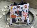Halloween Spools Pinkeep pattern by Stitches by Ethel