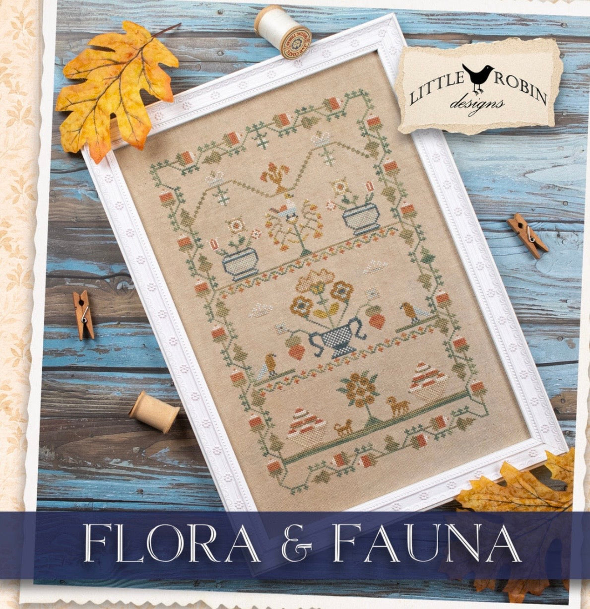 Flora & Fauna pattern by Little Robin Designs