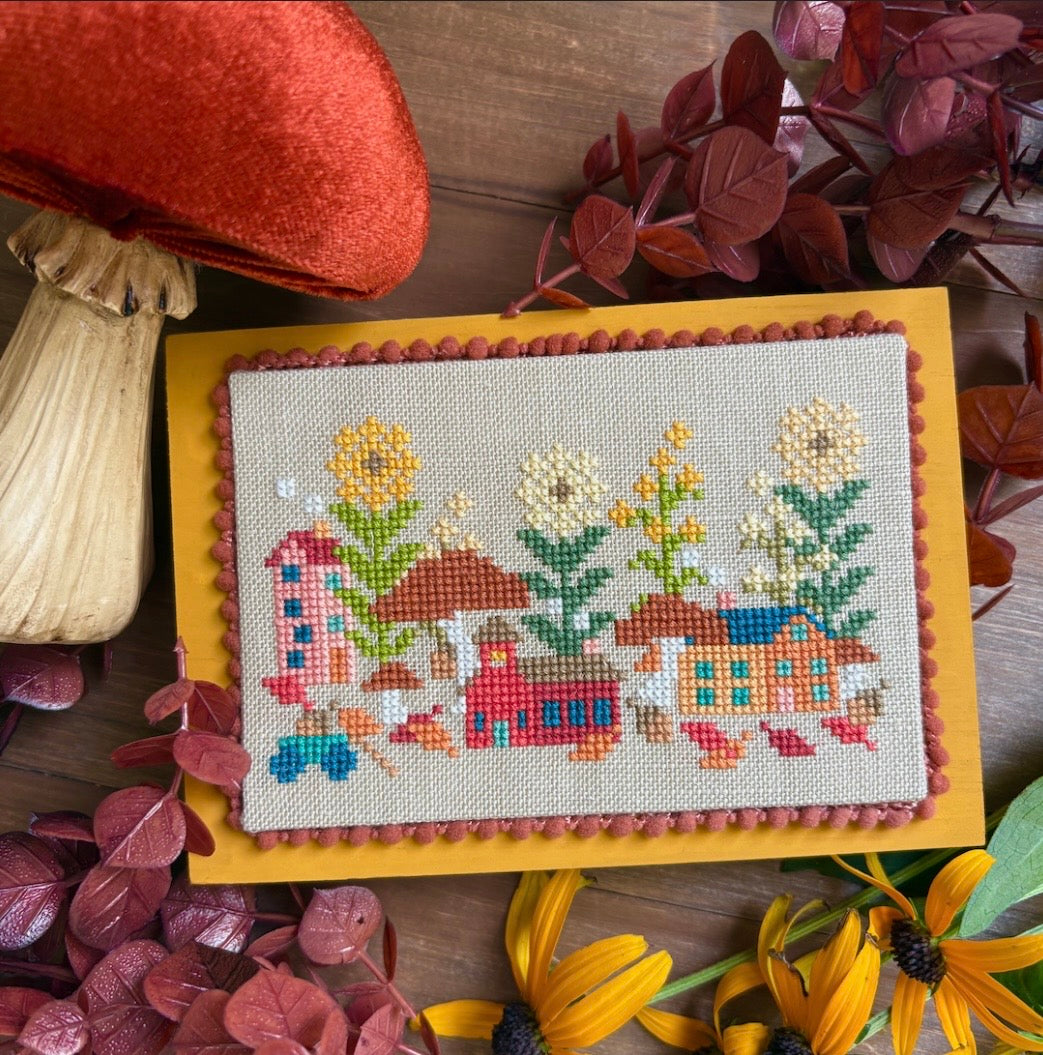 Autumn Fairy Village pattern by Petal Pusher