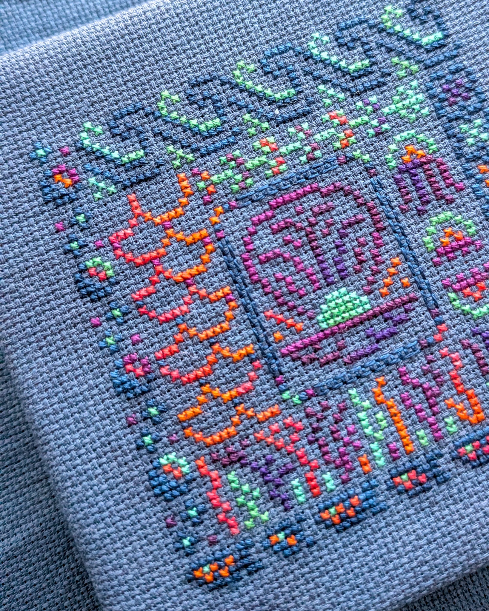 Glowing in the Deep pattern by Shaded Stitchery