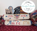 Patriotic Crackers pattern by The Mindful Needle Designs