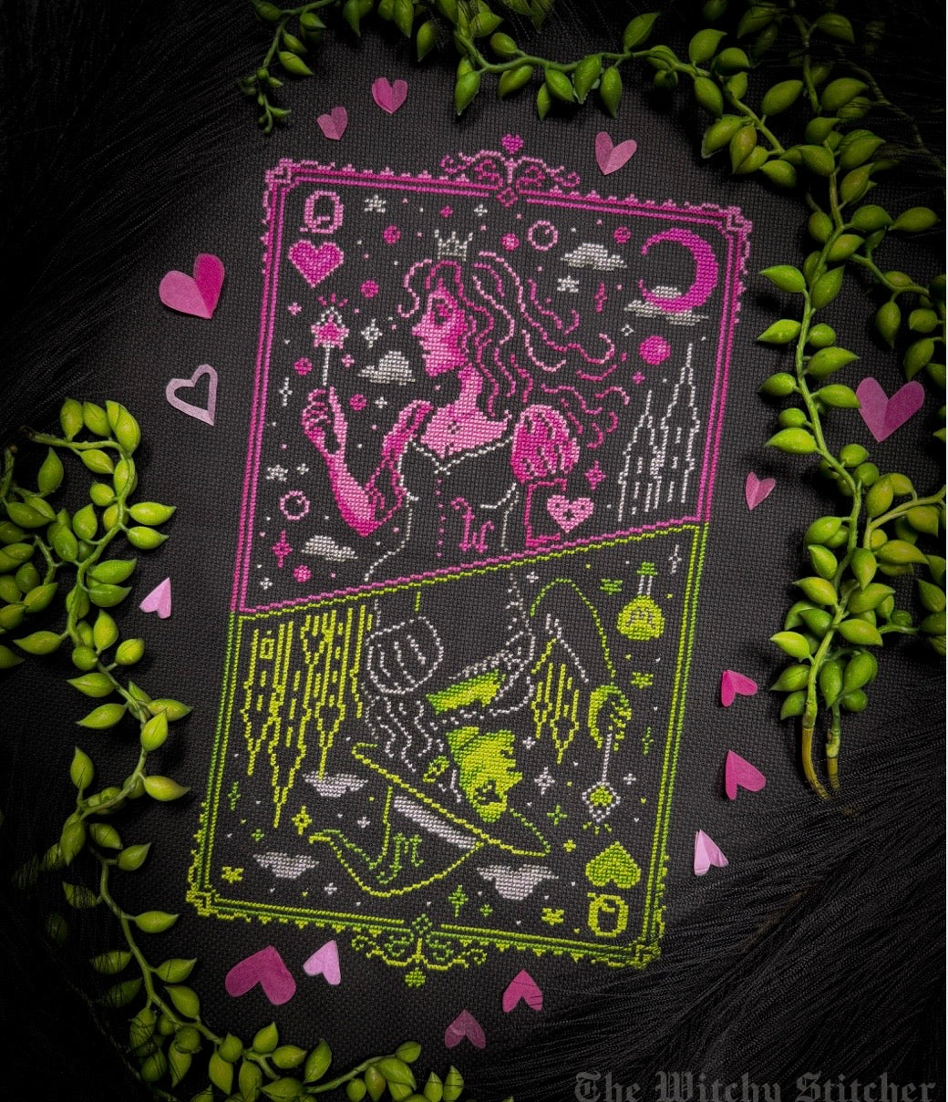 Wicked Queens pattern by The Witchy Stitcher