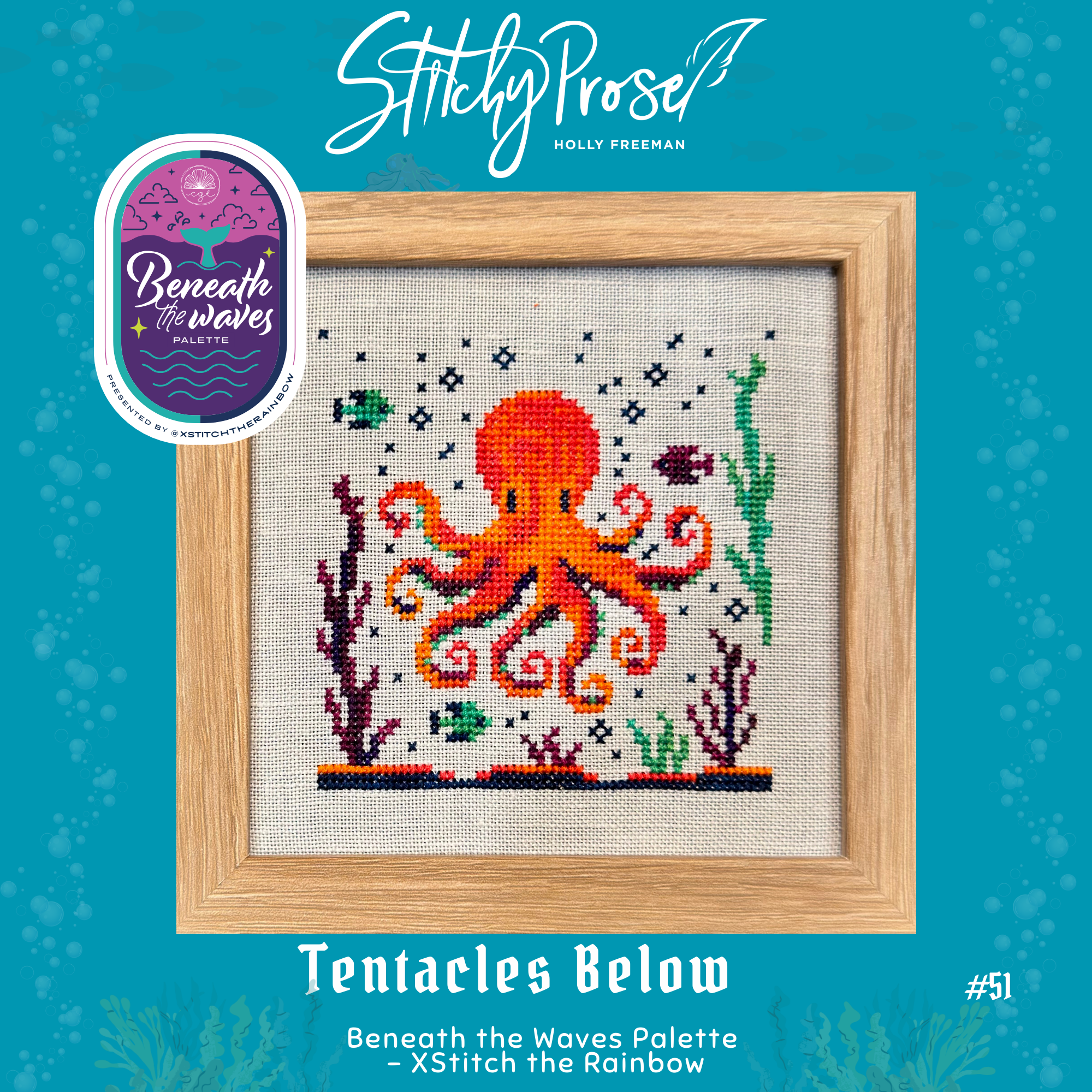 Tentacles Below pattern by Stitchy Prose