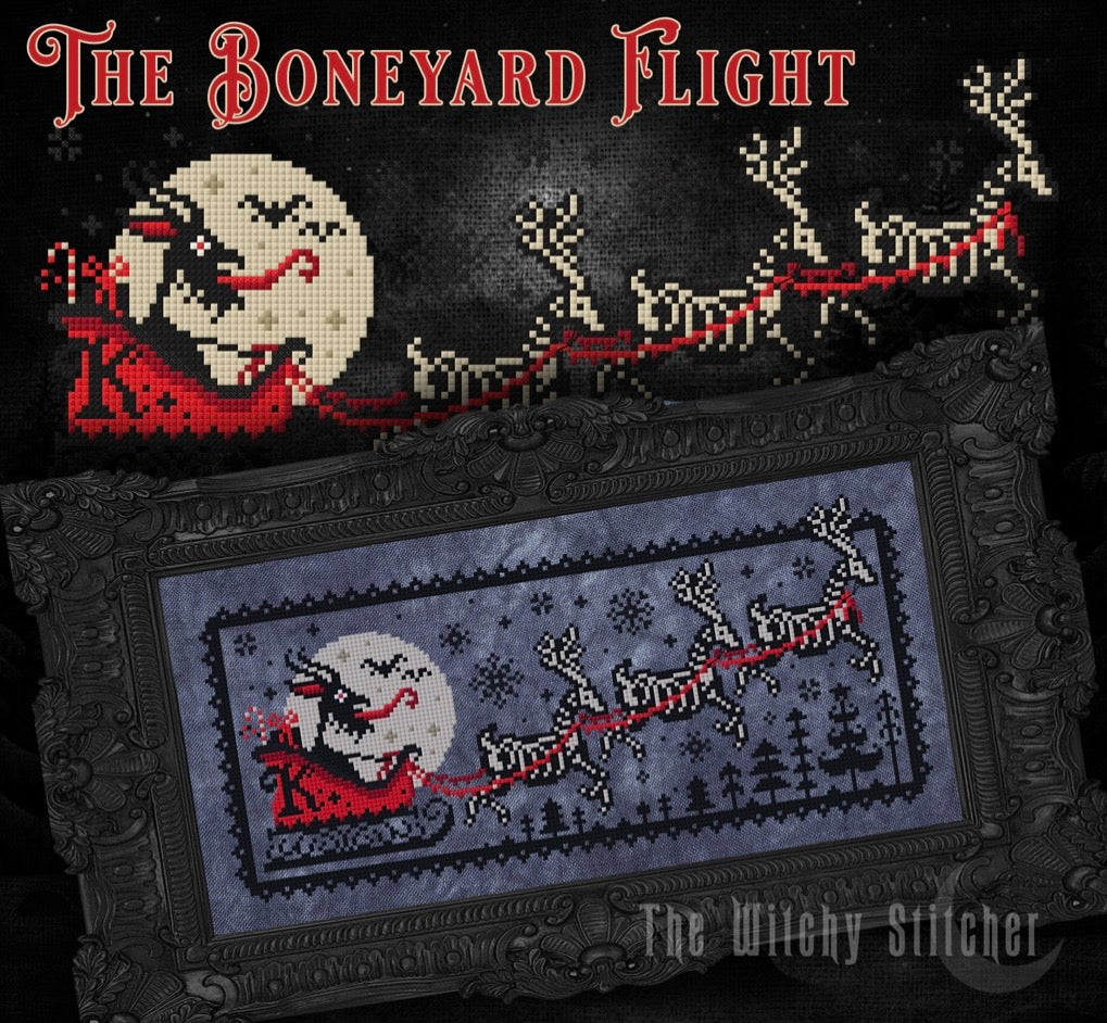 The Boneyard Flight pattern by The Witchy Stitcher