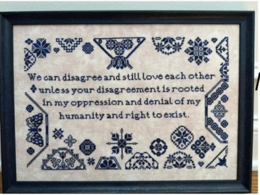 Disagree (Market Exclusive) pattern by Rebel Stitcher Designs Pre-Order