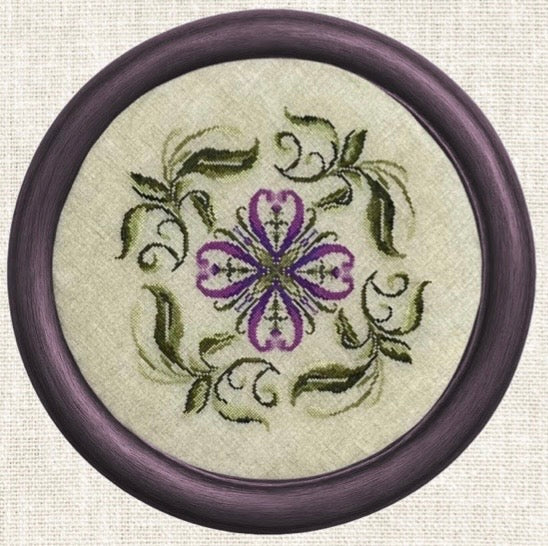 Violet Whispers pattern by Keslyns