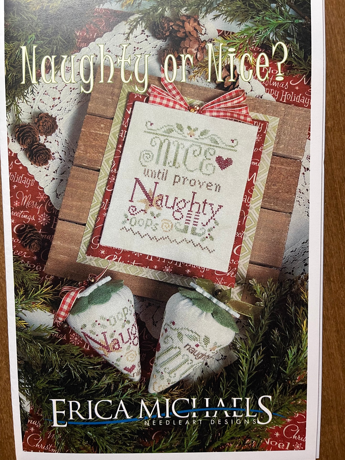 Naughty or Nice? pattern by Erica Michaels Needleart Designs