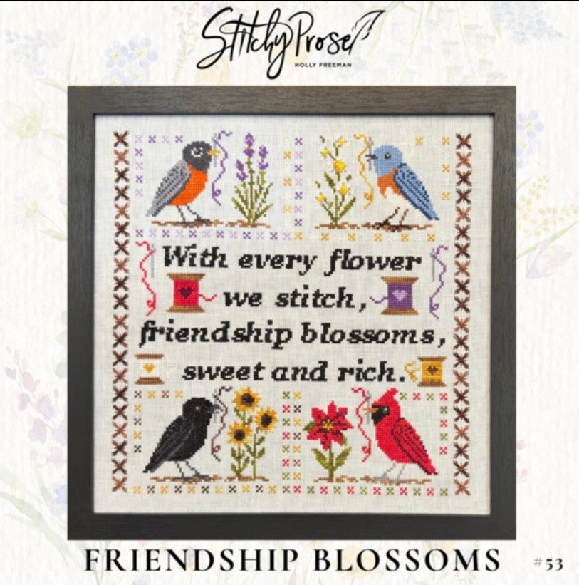 Friendship Blossoms pattern by Stitchy Prose