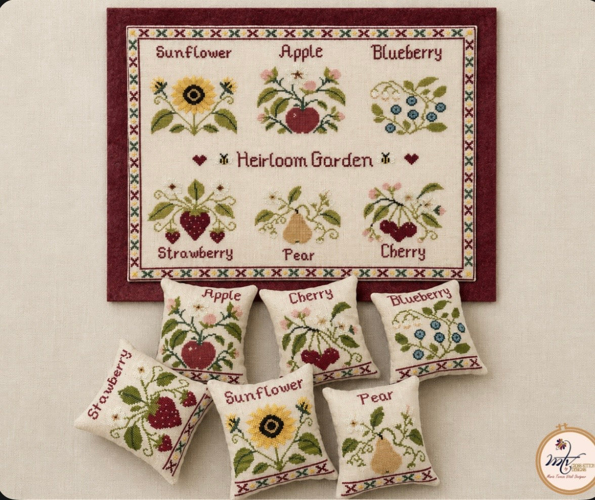 Heirloom Garden pattern by MTV Cross Stitch Designs