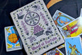 Tarot of Quaker - The Wheel of Fortune pattern by The Cozy DH Stitchery